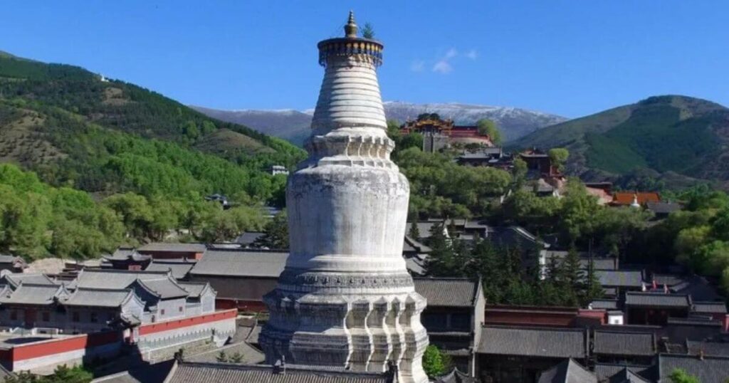 五台山塔院寺全景實拍