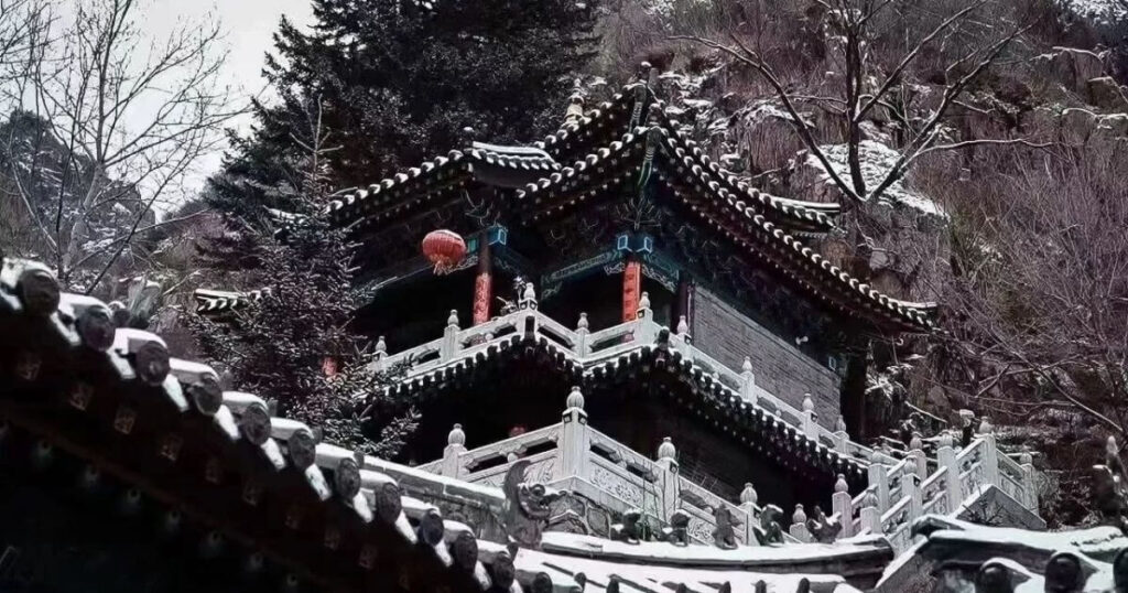 五台山雪景