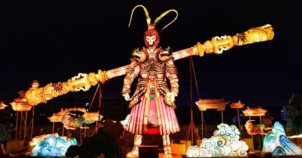 大同古城花燈・齊天大聖主燈